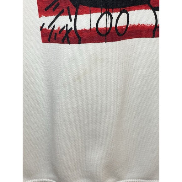 Uniqlo Disney Mickey Mouse x Keith Haring Artwork Pullover White Sweatshirt XXS - Picture 6 of 6